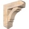Ekena Millwork Merced Arts and Crafts Smooth Bracket w/ Offset Brace, Douglas Fir, 7 1/2"W x 24"D x 24"H BKT0806X24X24MRC03SDF - alternate 1